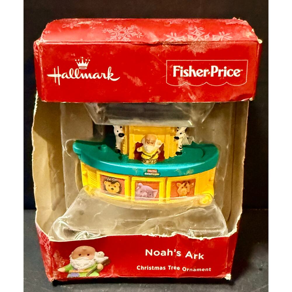 Hallmark Keepsake Christmas Tree Ornament Fisher-Price Little People Noah's Ark